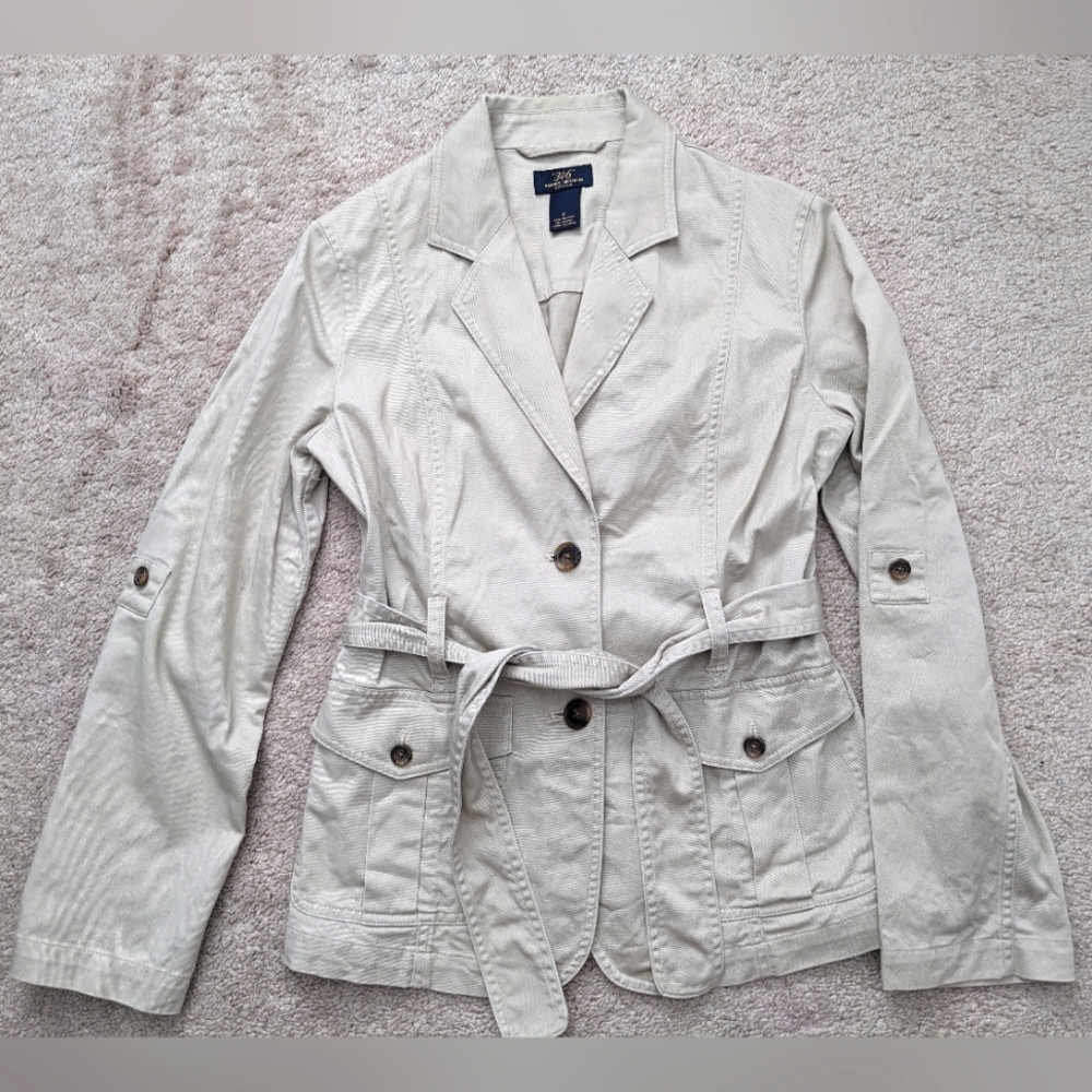 Brooks Brothers Trench Blazer Jacket size 2
